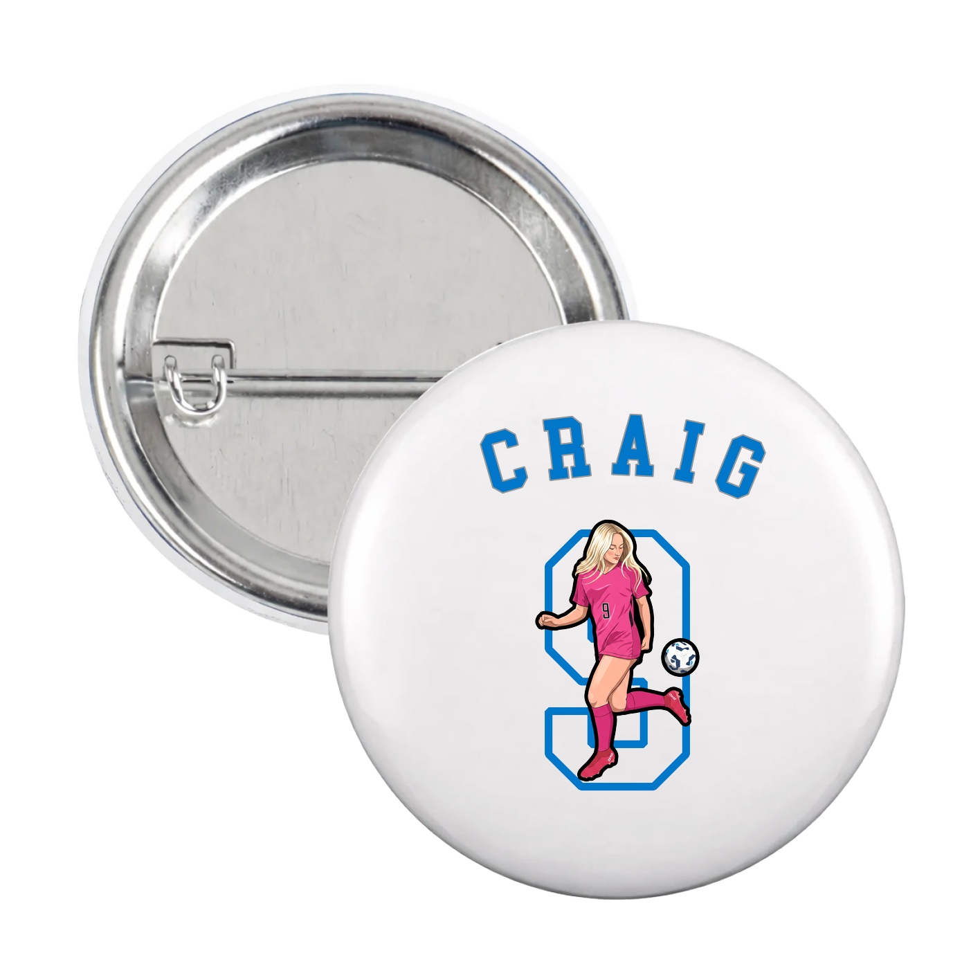 Game Day Button — Shirsey Arch in White