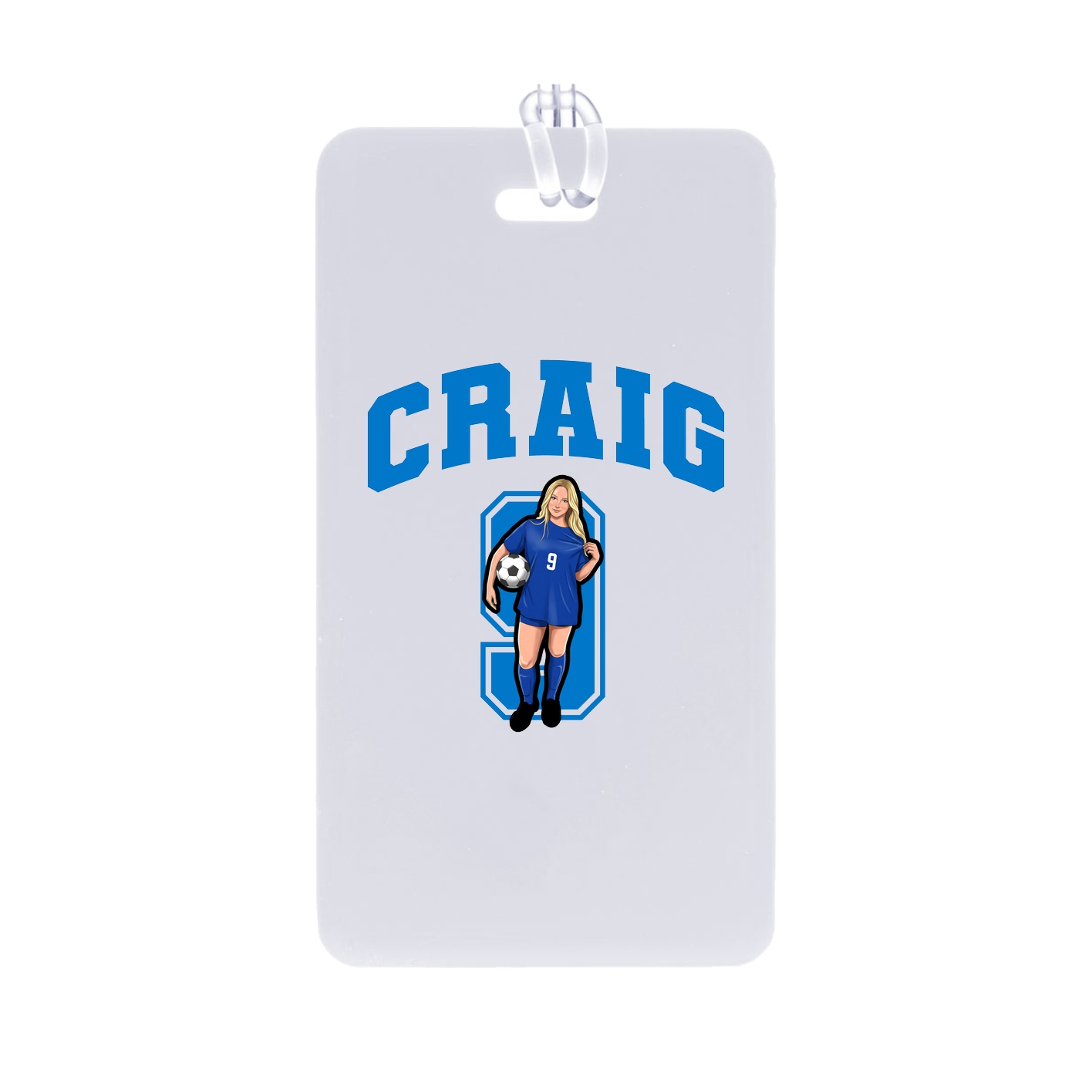 Bag Tag — Number in Classic