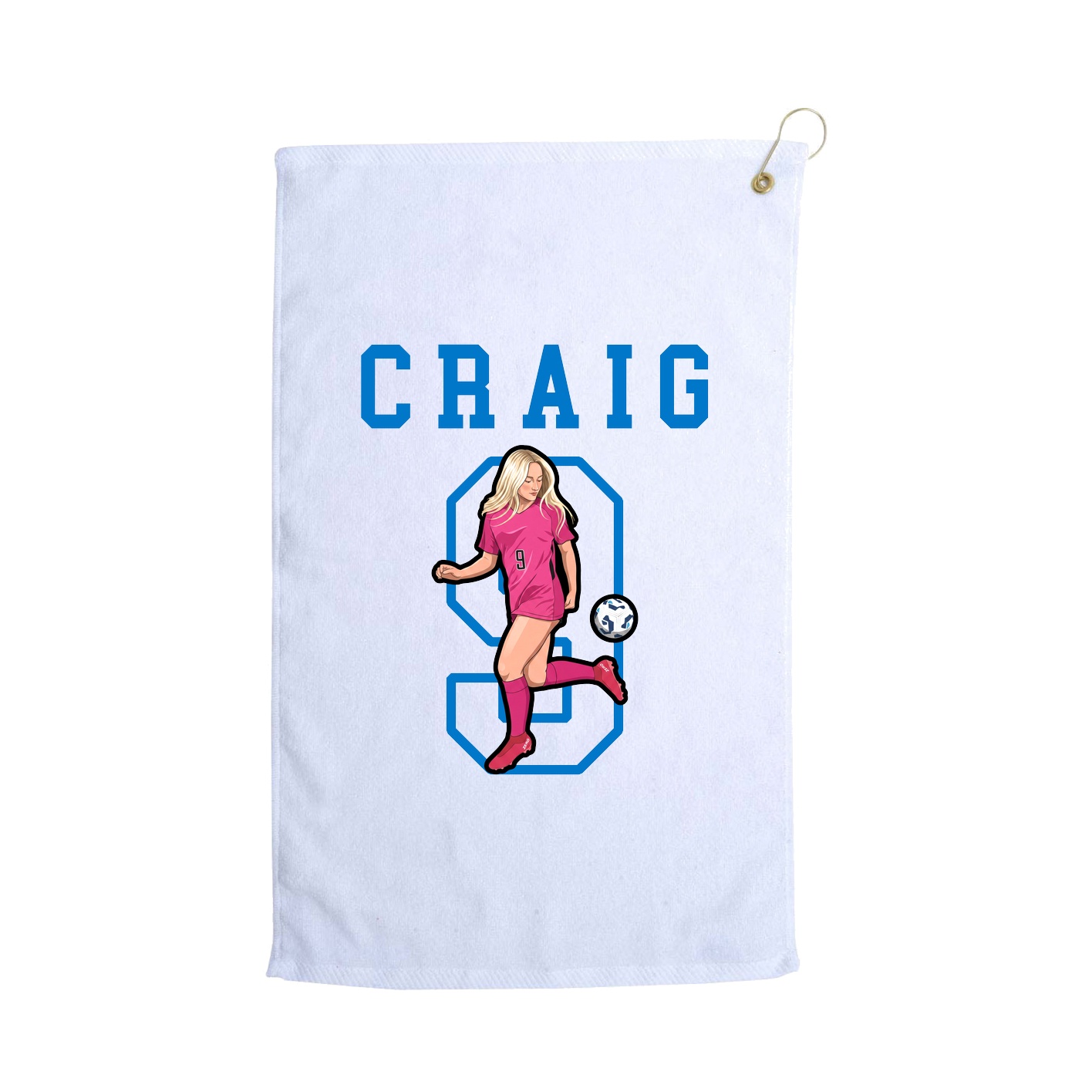 Golf Towel — Shirsey in White