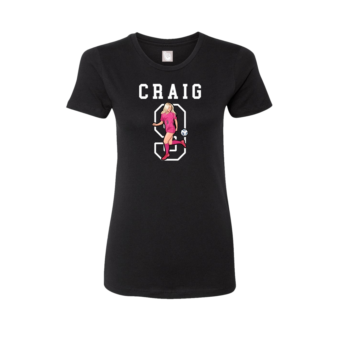 Fitted Women's Tee — Shirsey in Black