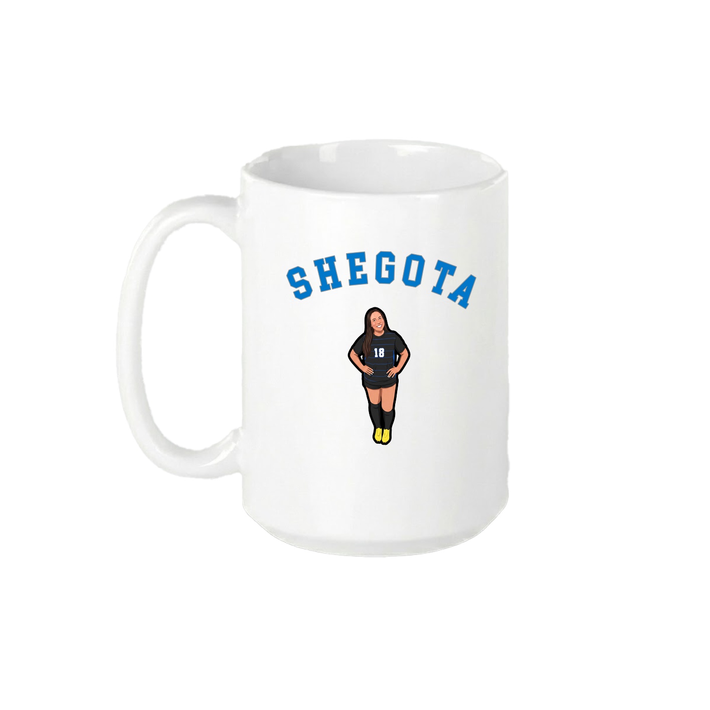 15oz Coffee Mug — Shirsey Arch in White