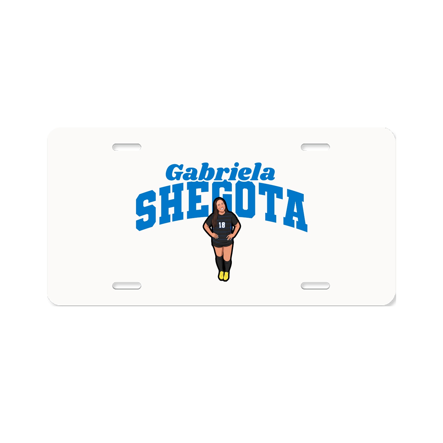 License Plate — Signature Arch in Classic