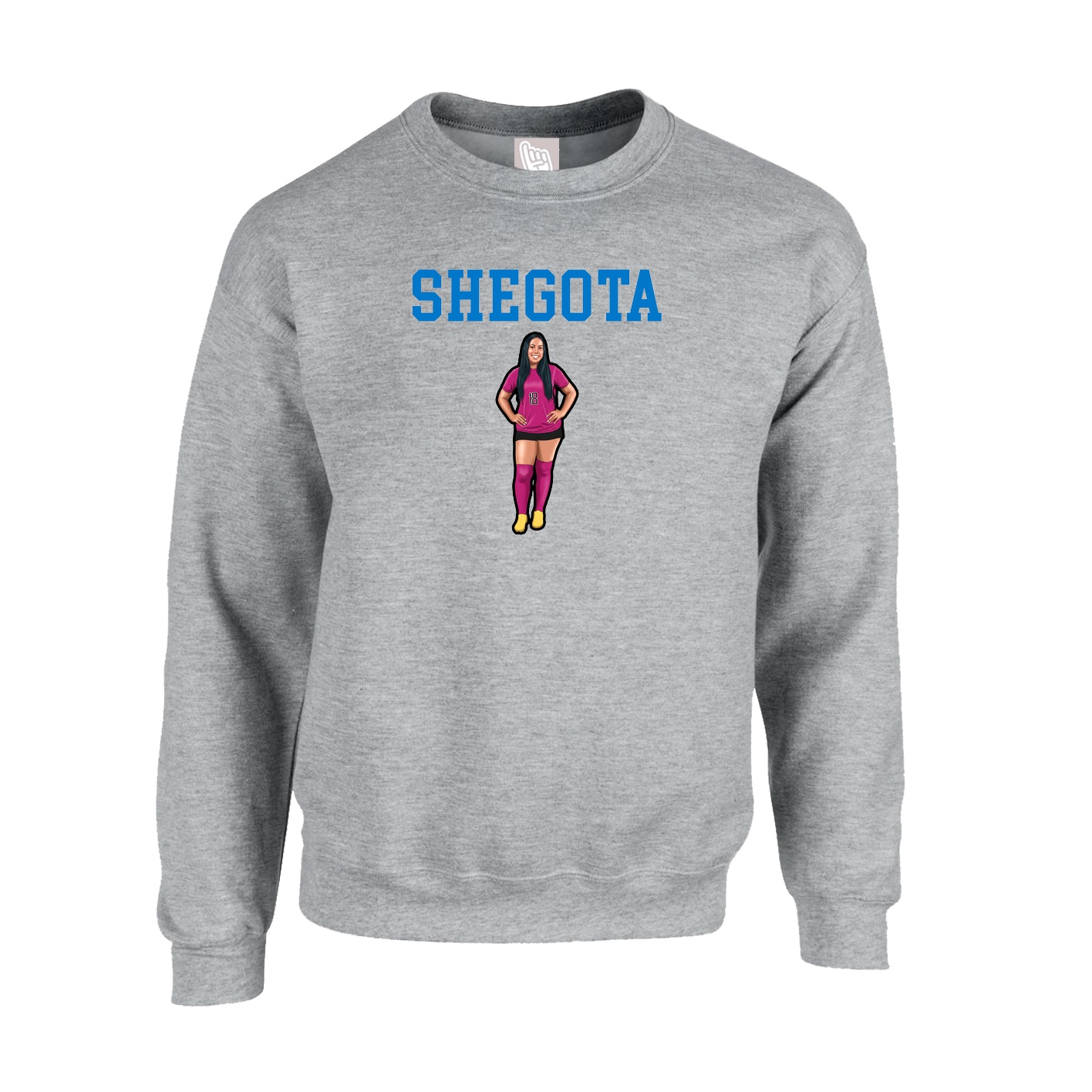 Fleece Crew — Shirsey in Grey