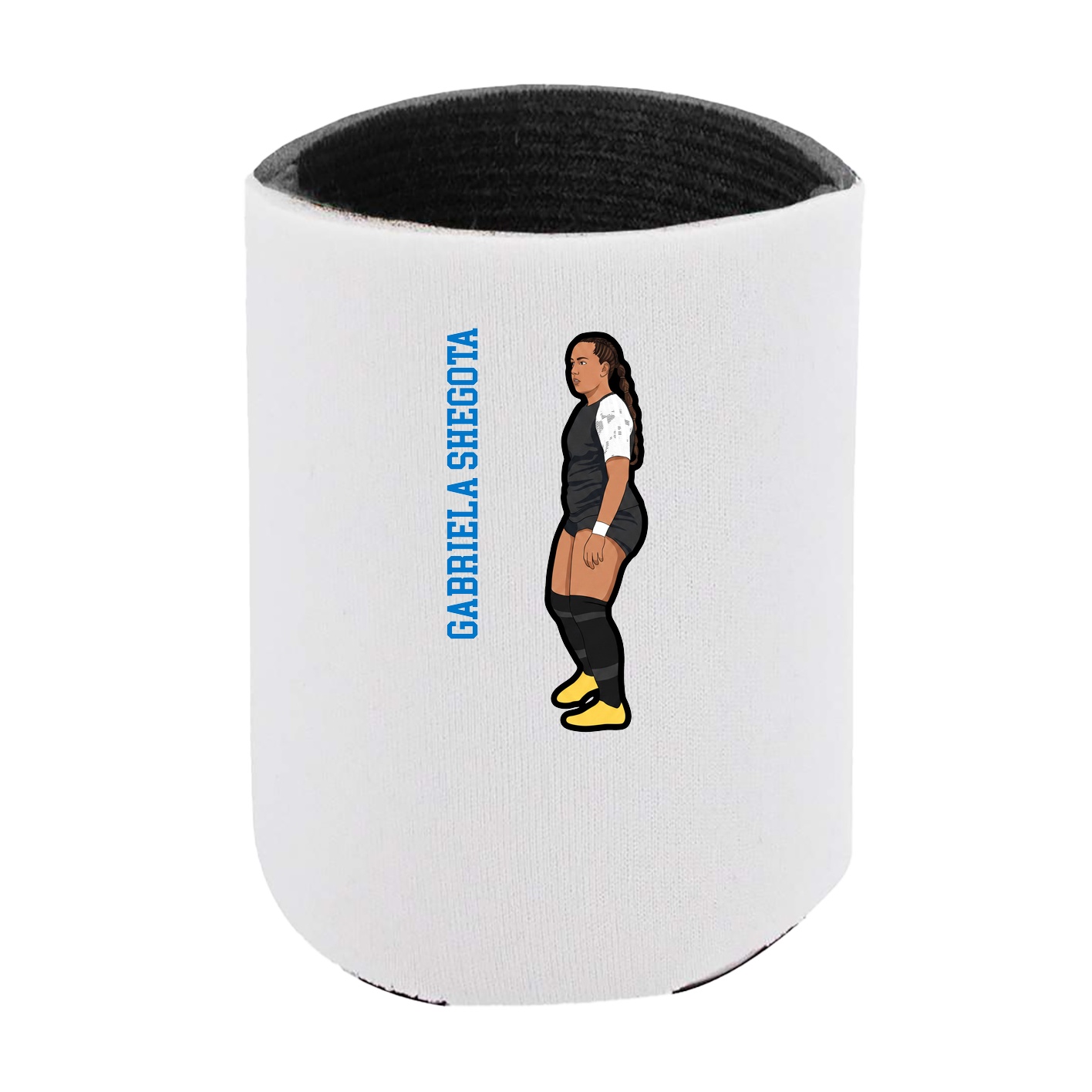 Can Holder — Name Vertical in White