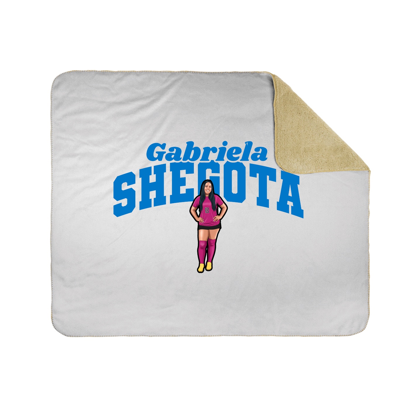 Throw Blanket — Signature Arch in White