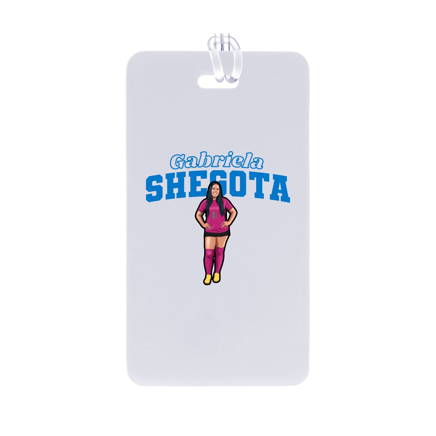 Bag Tag — Name Arch in Classic
