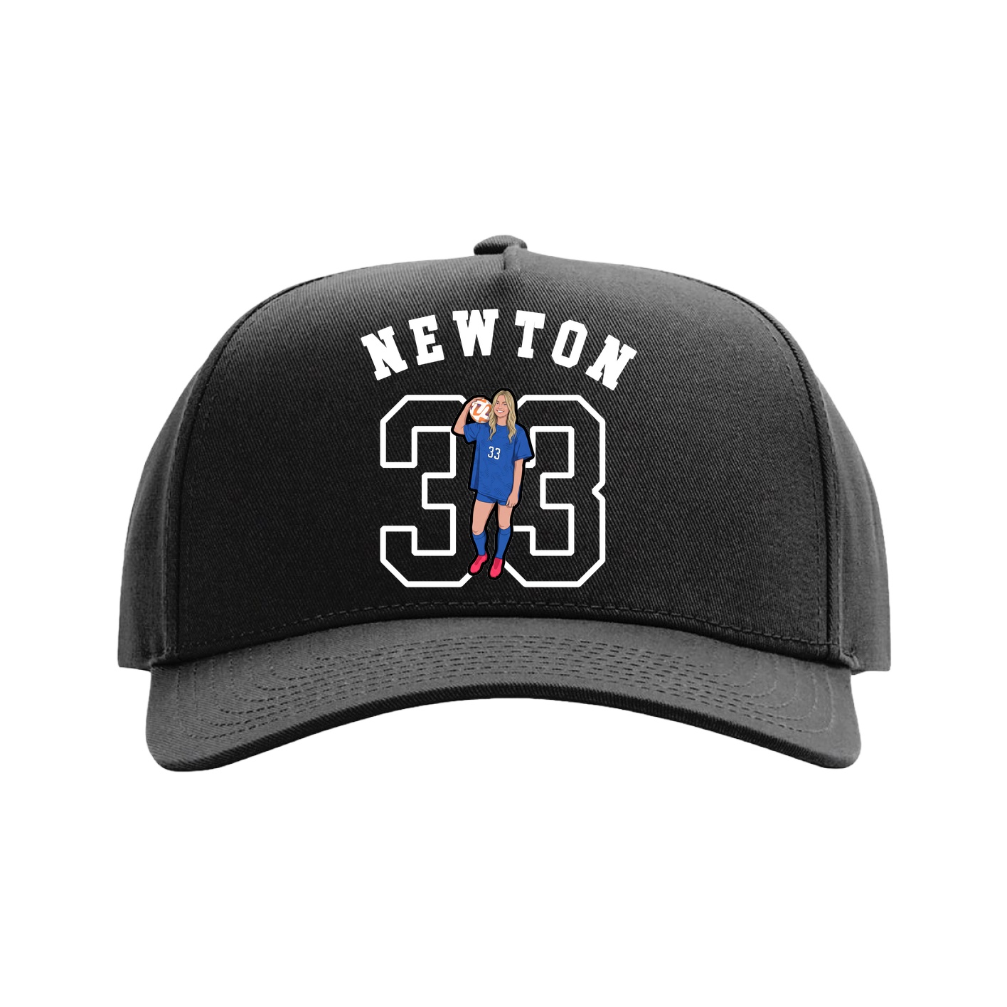 Full Fabric Five-Panel Champ Cap