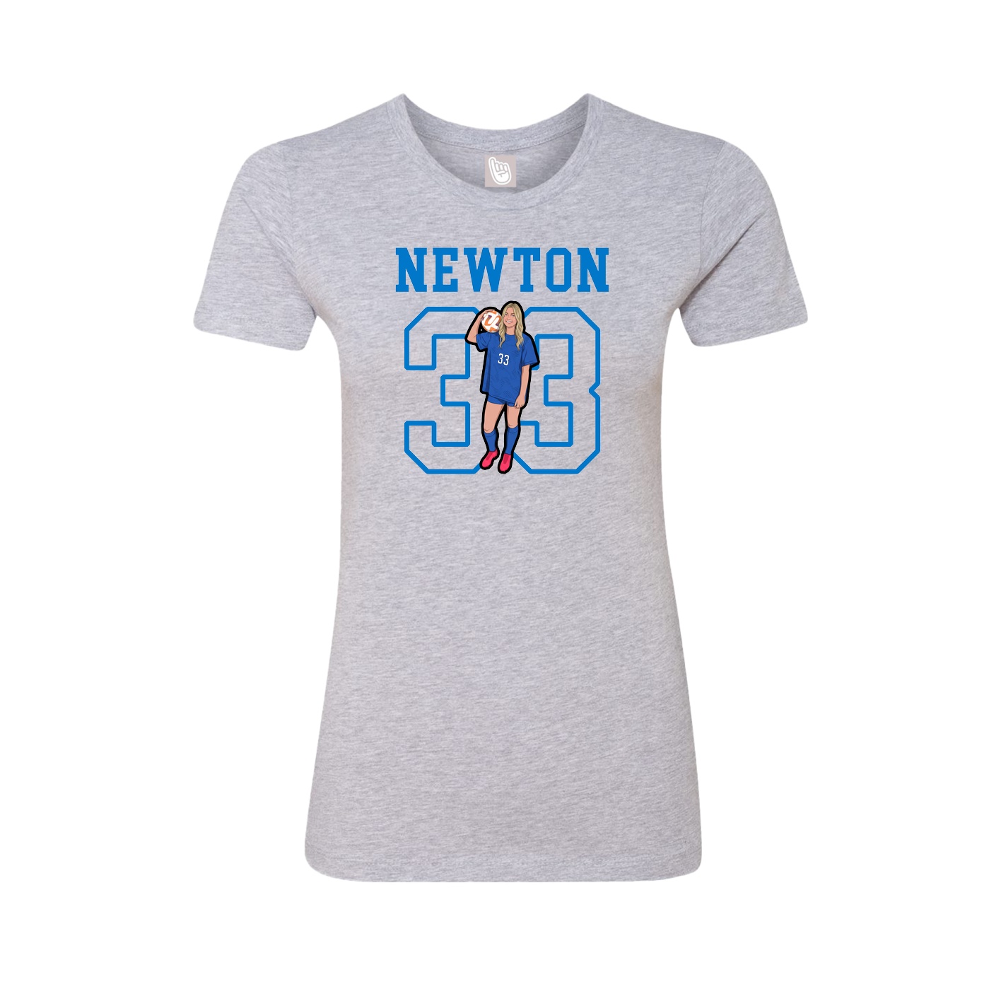 Fitted Women's Tee — Shirsey in Grey