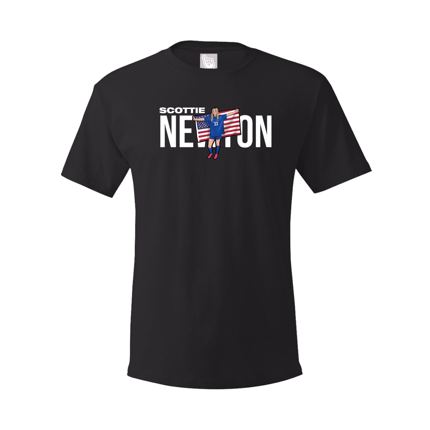 Youth Tee — Player Name in Black
