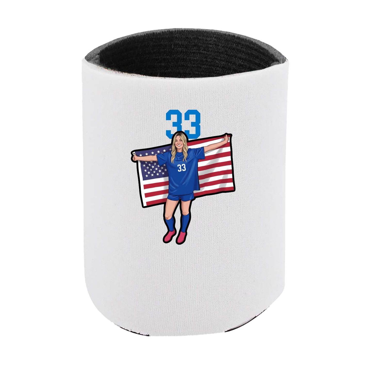 Can Holder — Number Top in White