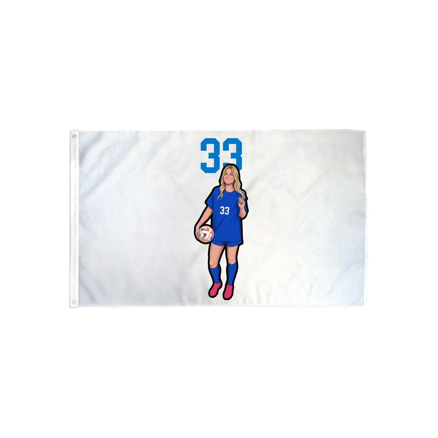 3x5 Flag — Number Top in Classic