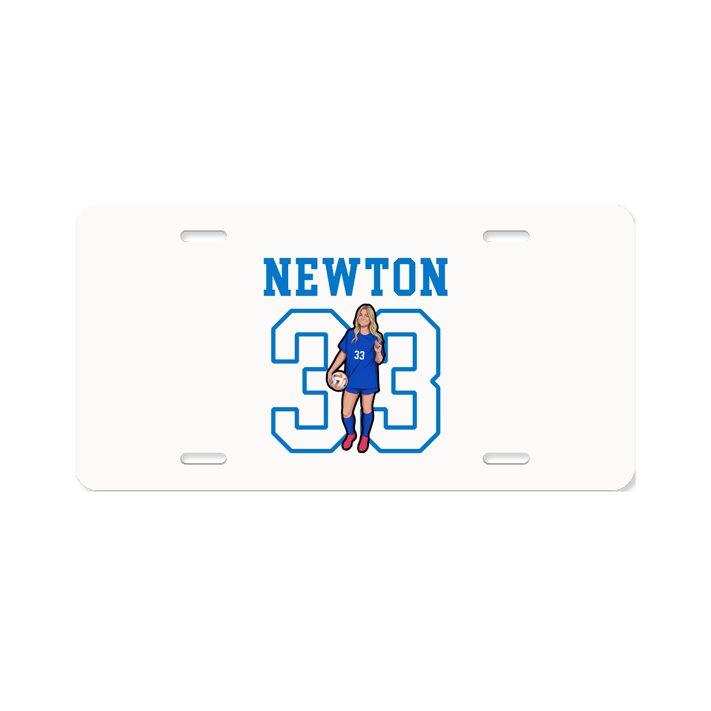 License Plate — Shirsey in Classic