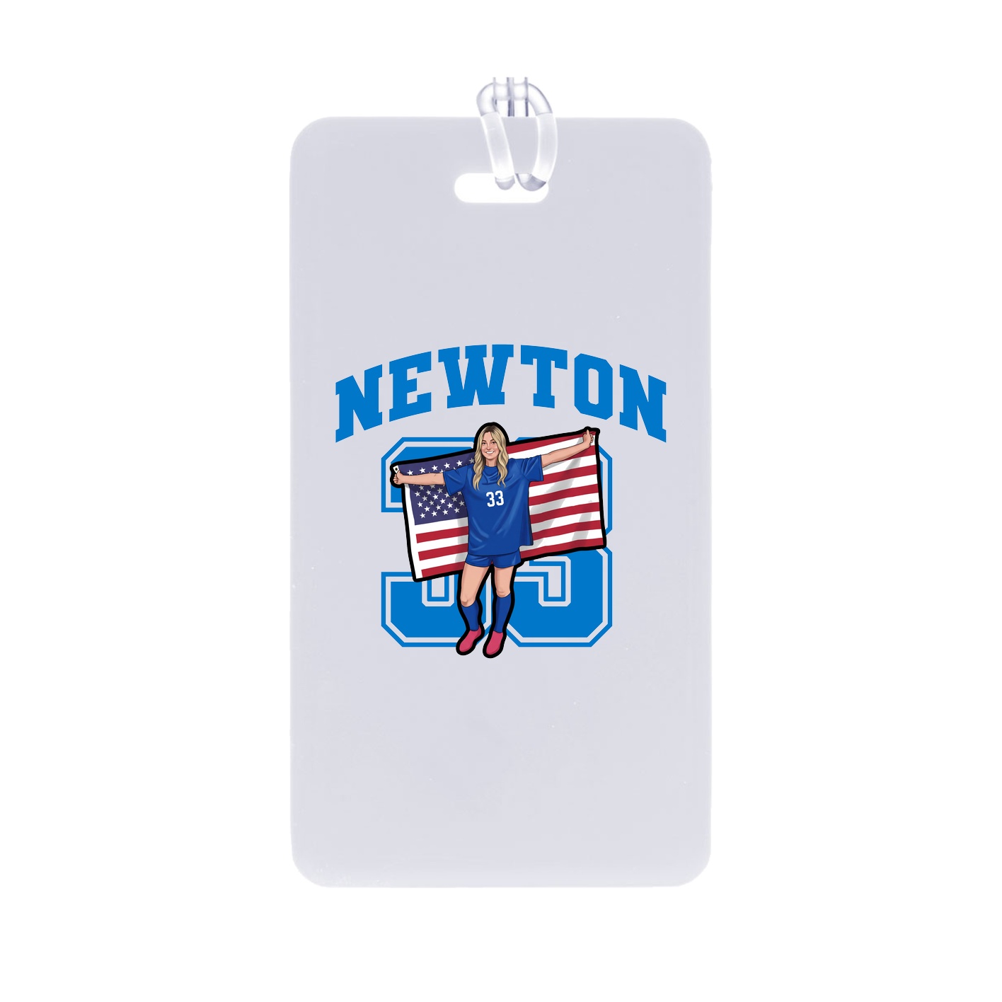 Bag Tag — Number in Classic