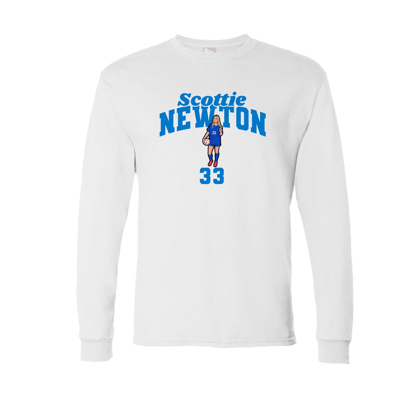 Long Sleeve Tee — Signature Arch in White