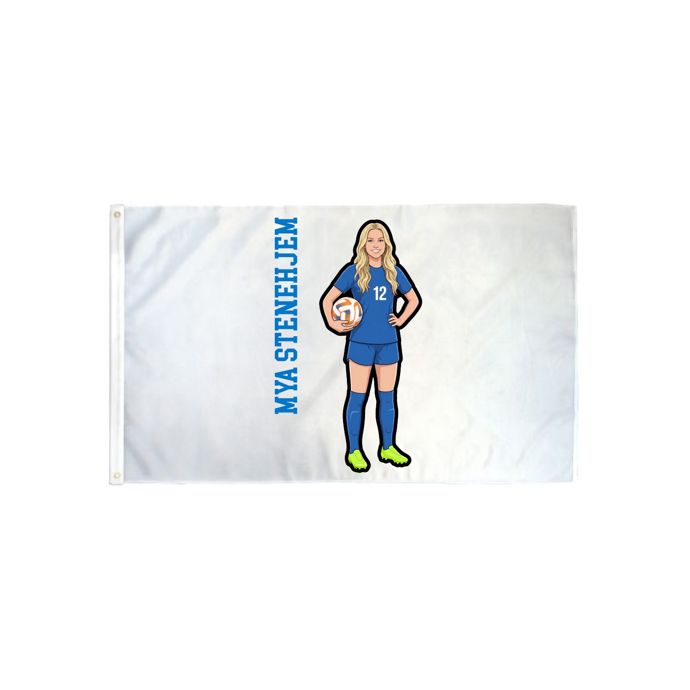 3x5 Flag — Name Vertical in Classic