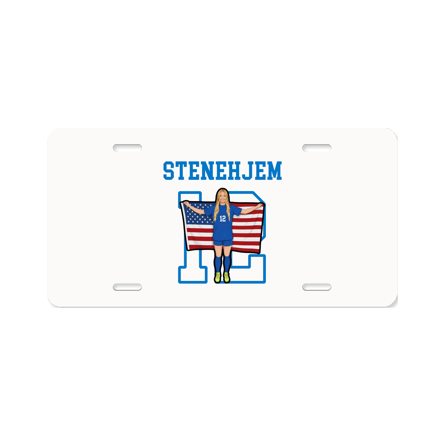 License Plate — Shirsey in Classic