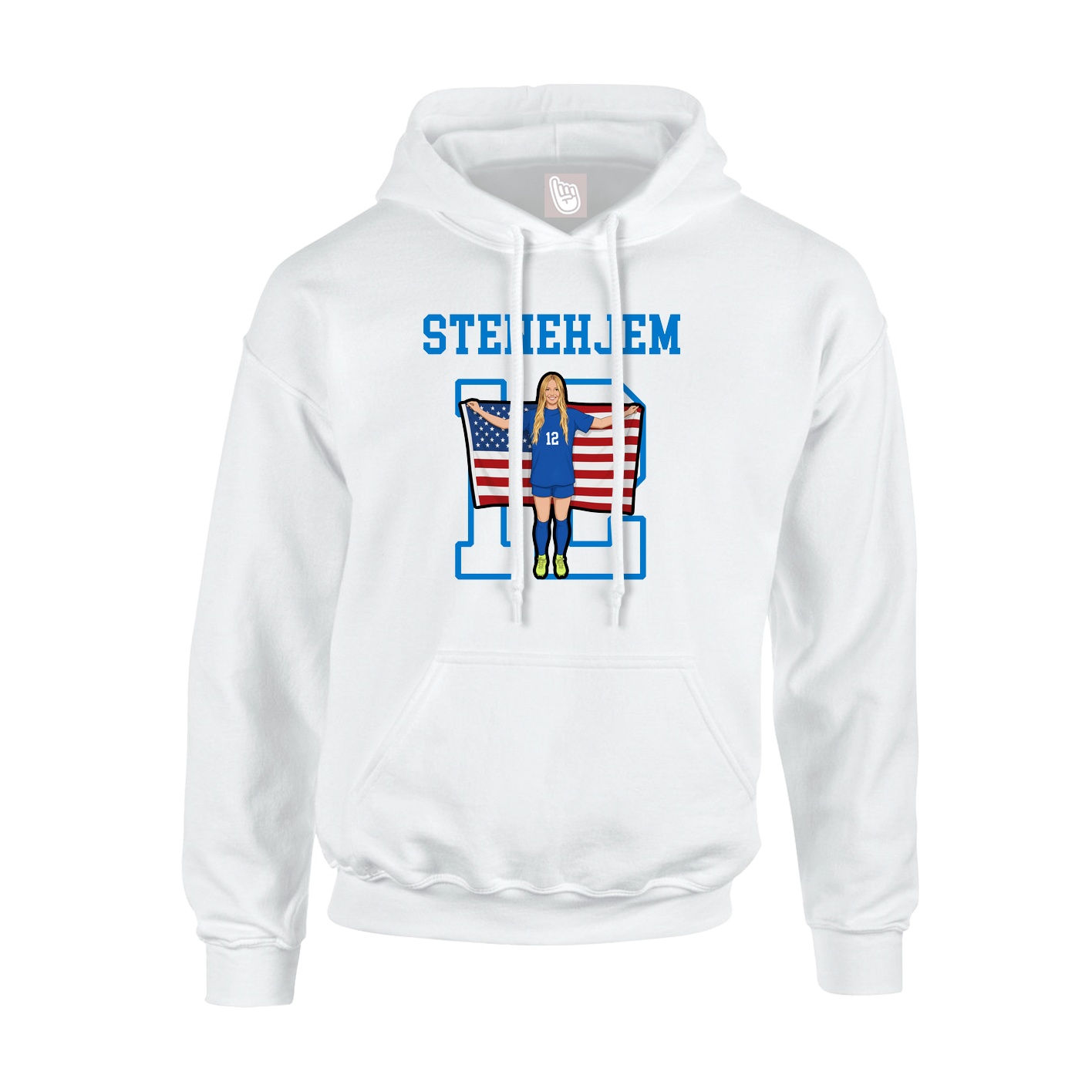 Youth Hoodie — Shirsey in White