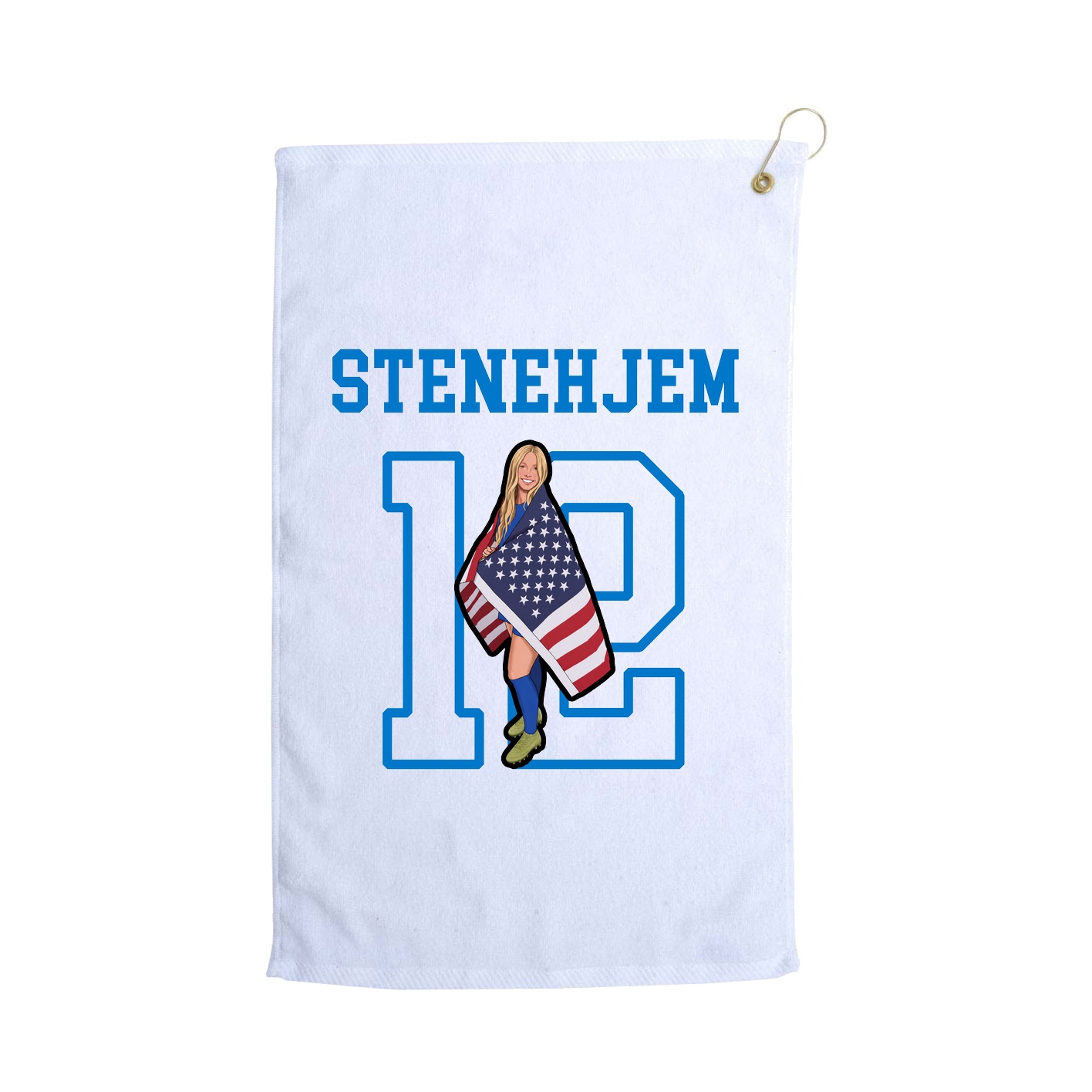 Golf Towel — Shirsey in White
