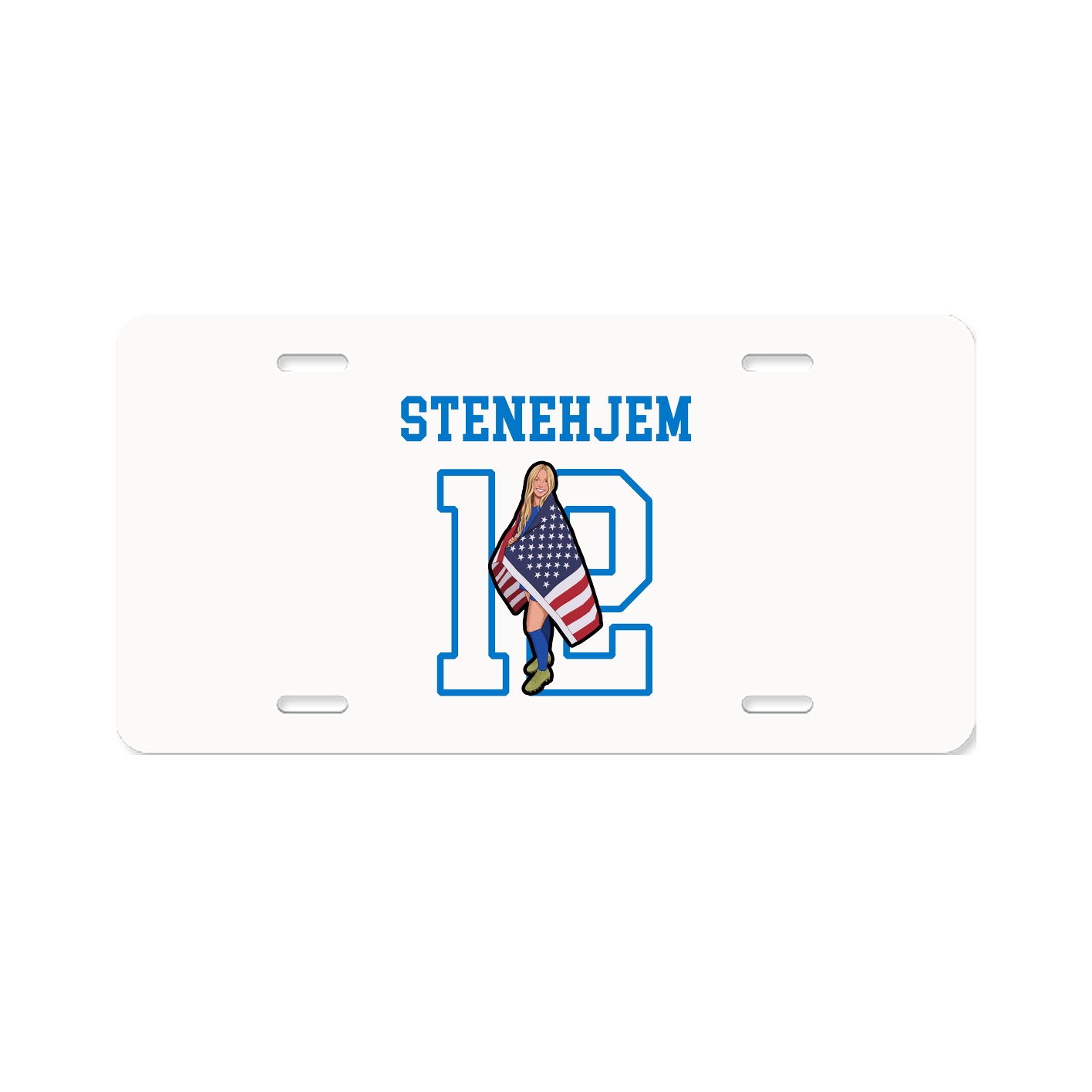 License Plate — Shirsey in Classic