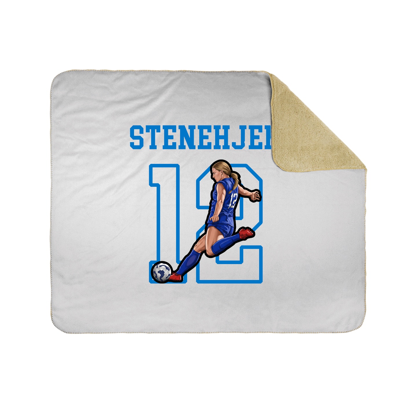 Throw Blanket — Shirsey in White