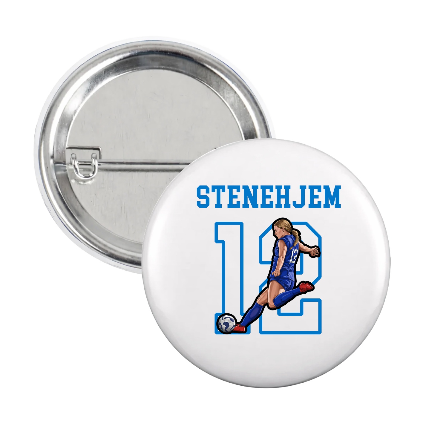Game Day Button — Shirsey in White