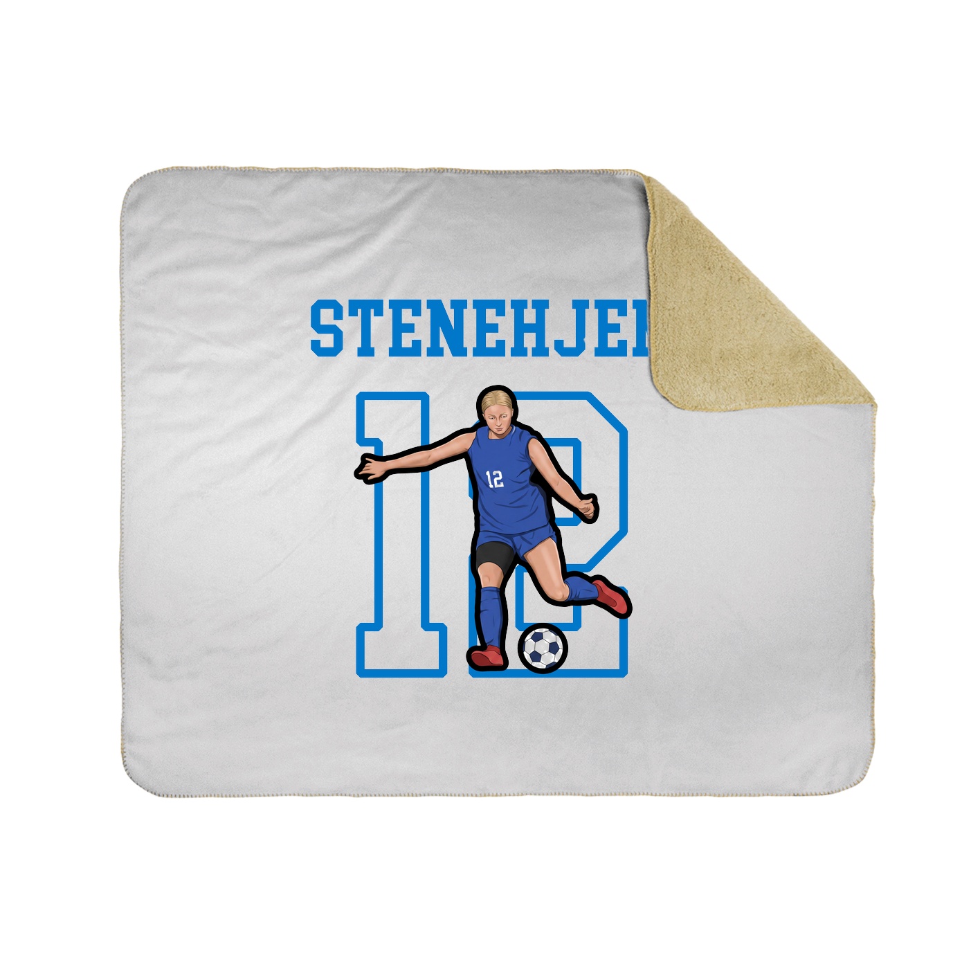 Throw Blanket — Shirsey in White