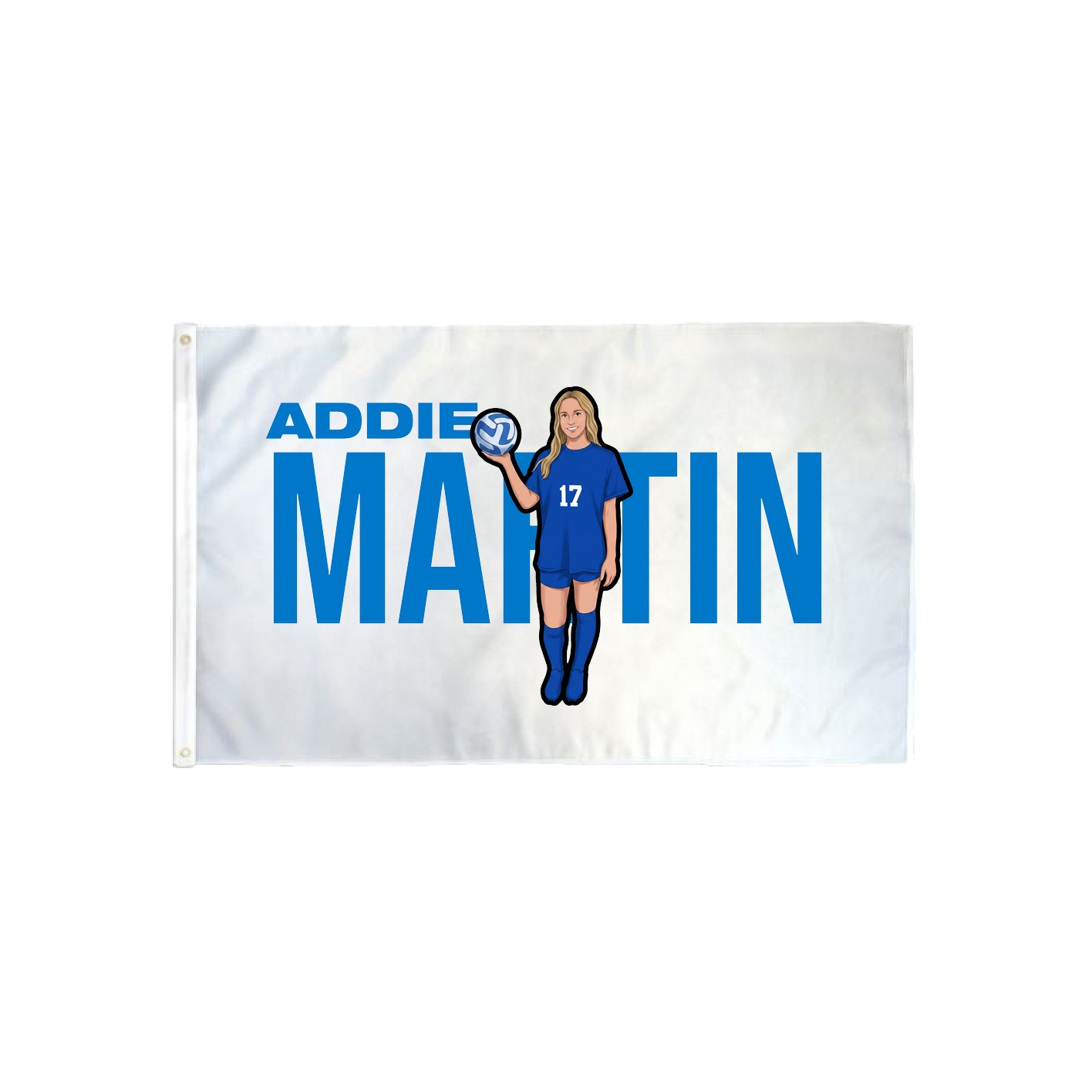3x5 Flag — Player Name in Classic