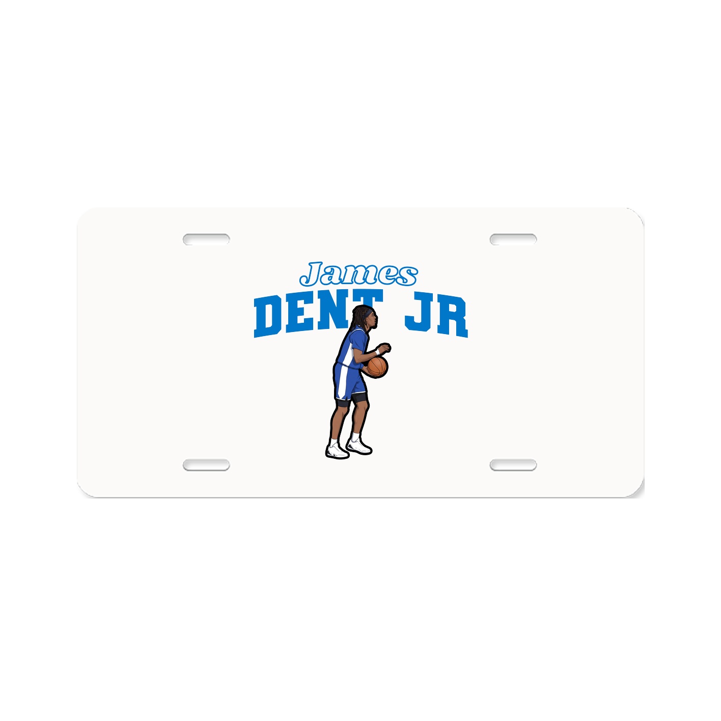 License Plate — Name Arch in Classic