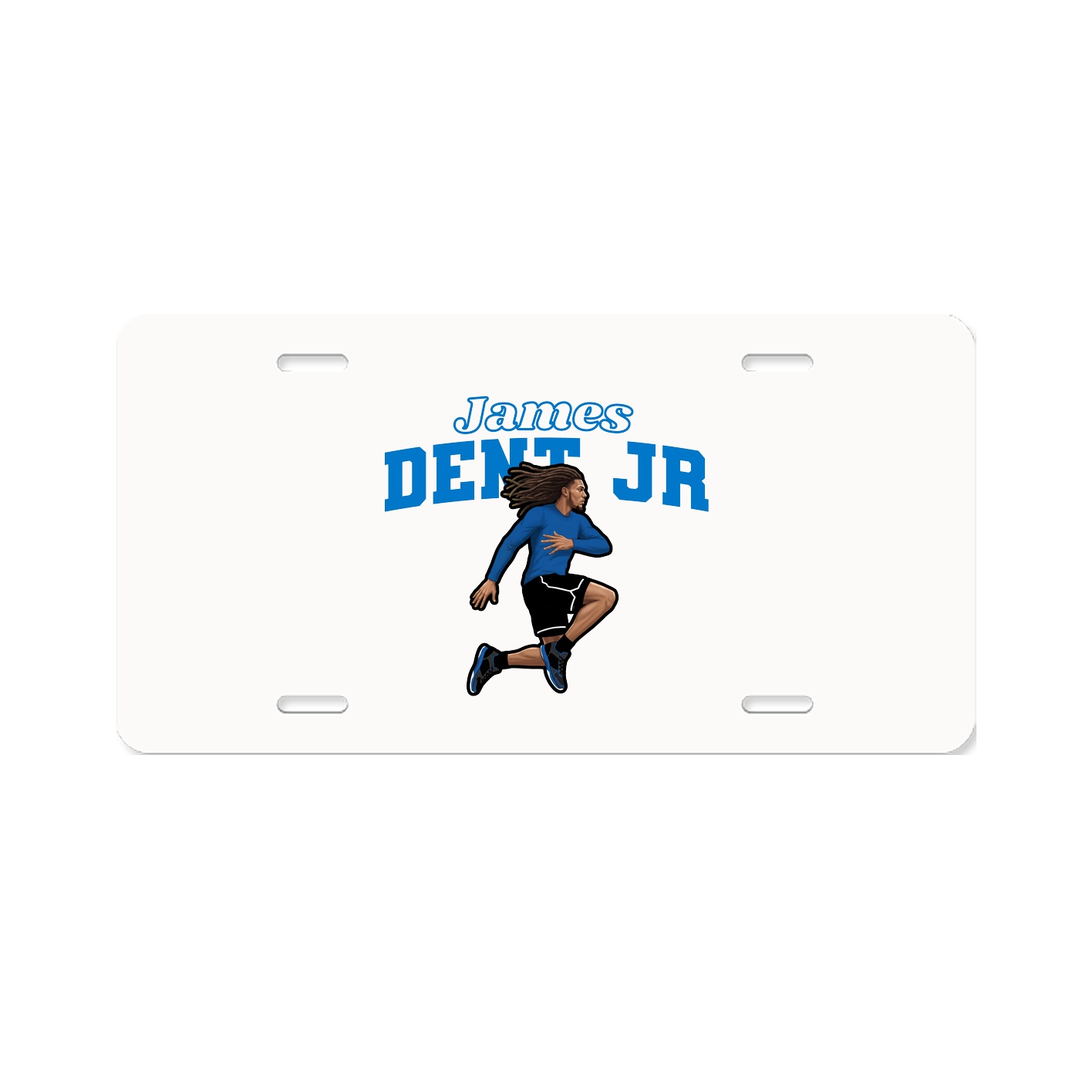 License Plate — Name Arch in Classic