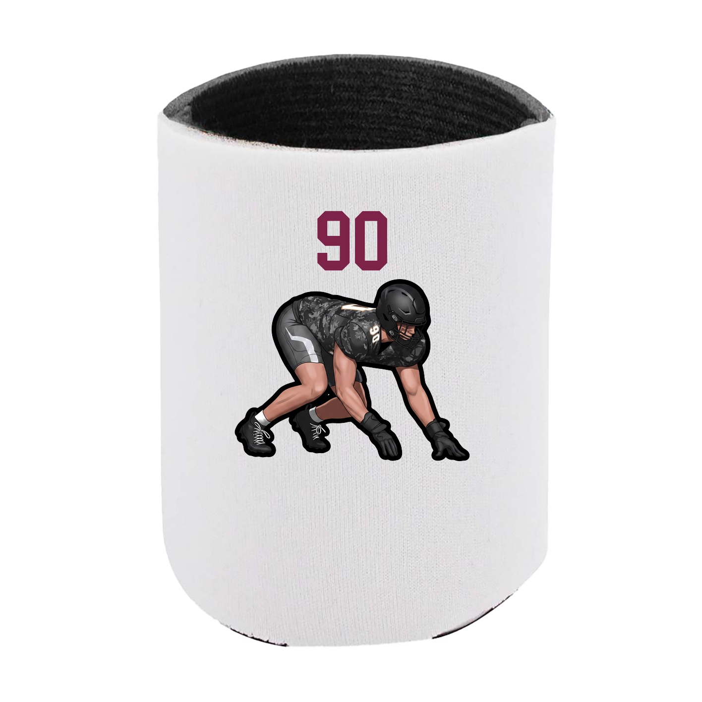 Can Holder — Number Top in White
