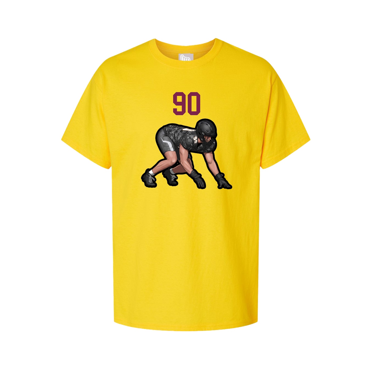 Tee — Number Top in Gold