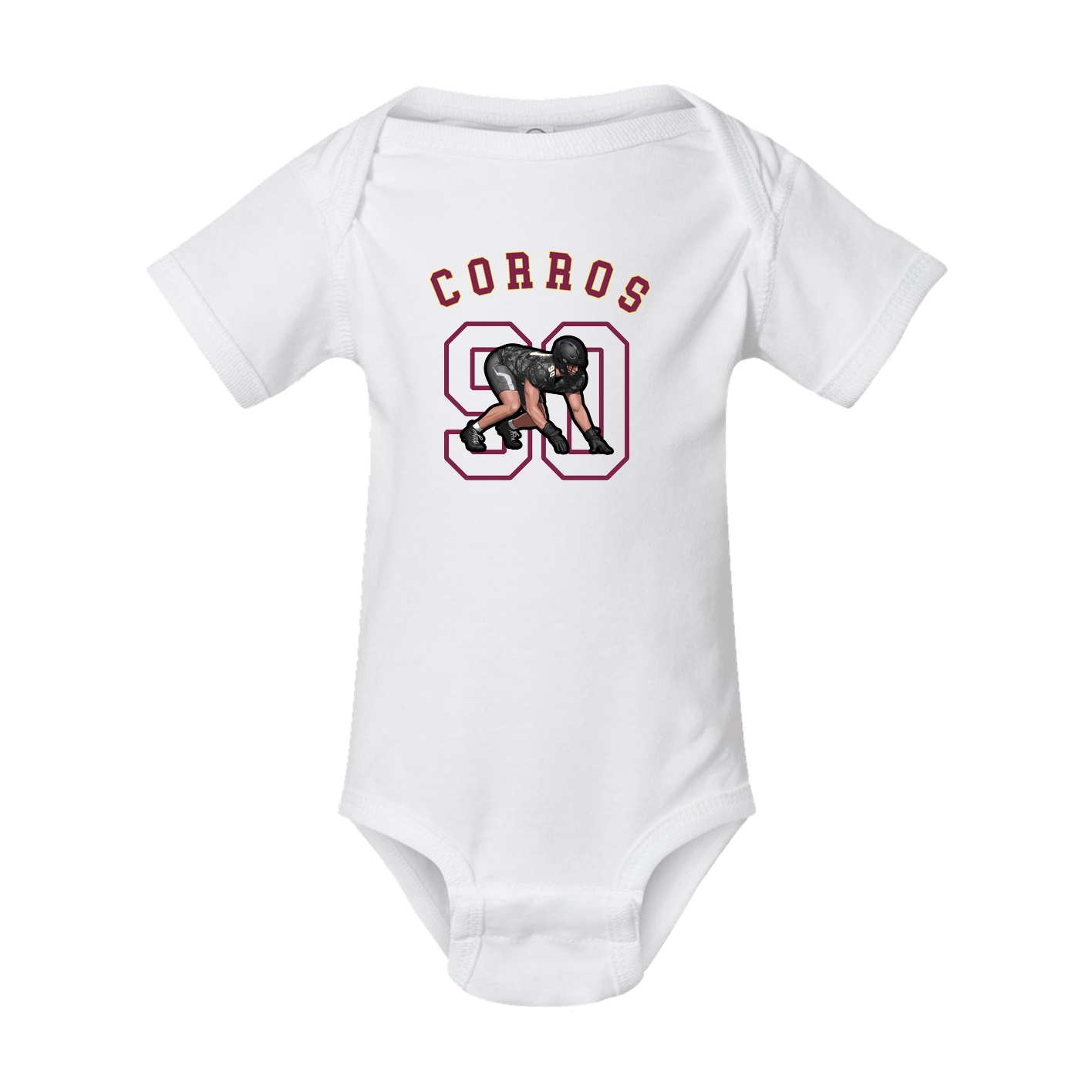 Baby Onesie — Shirsey Arch in White