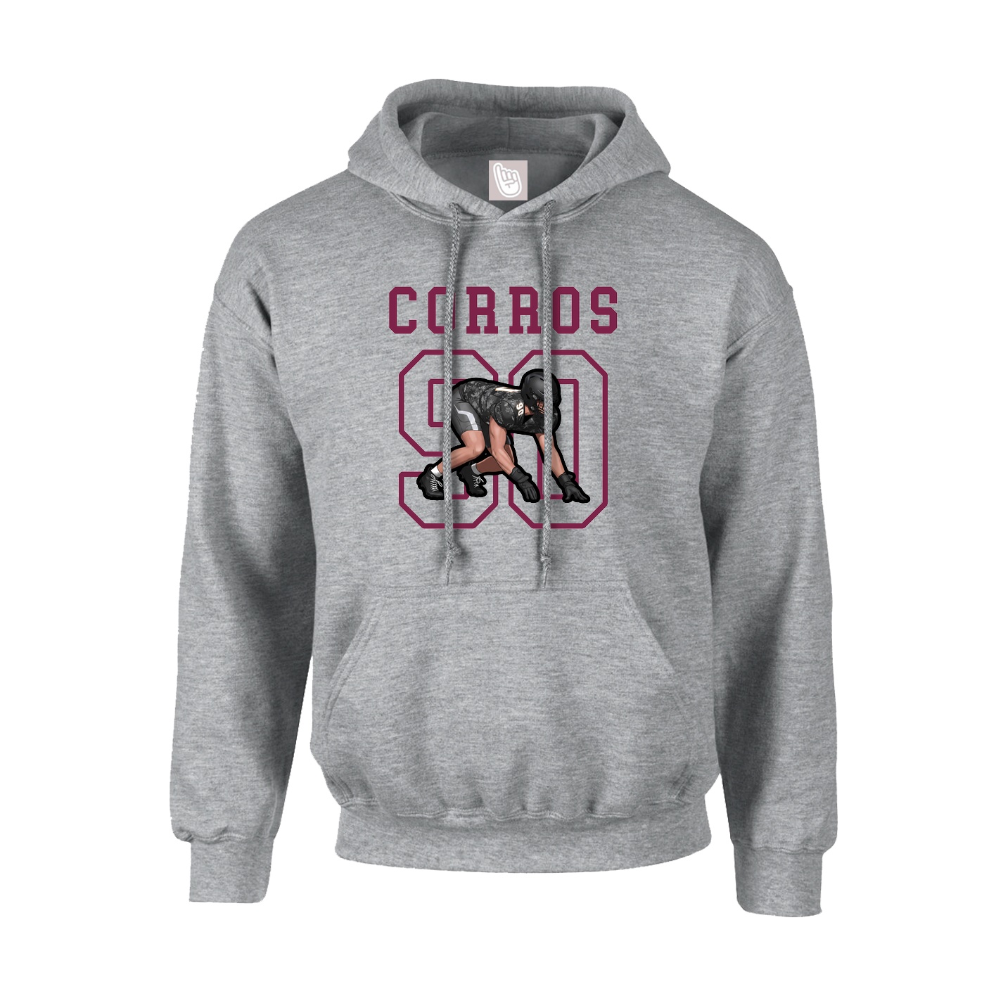 Hoodie — Shirsey in Grey