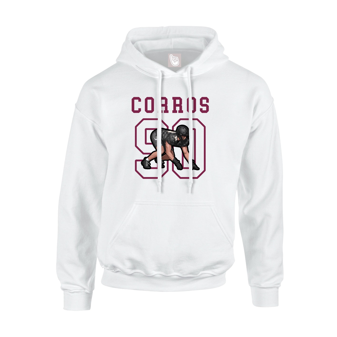 Youth Hoodie — Shirsey in White