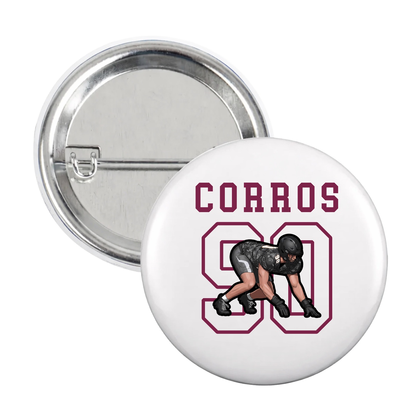 Game Day Button — Shirsey in White