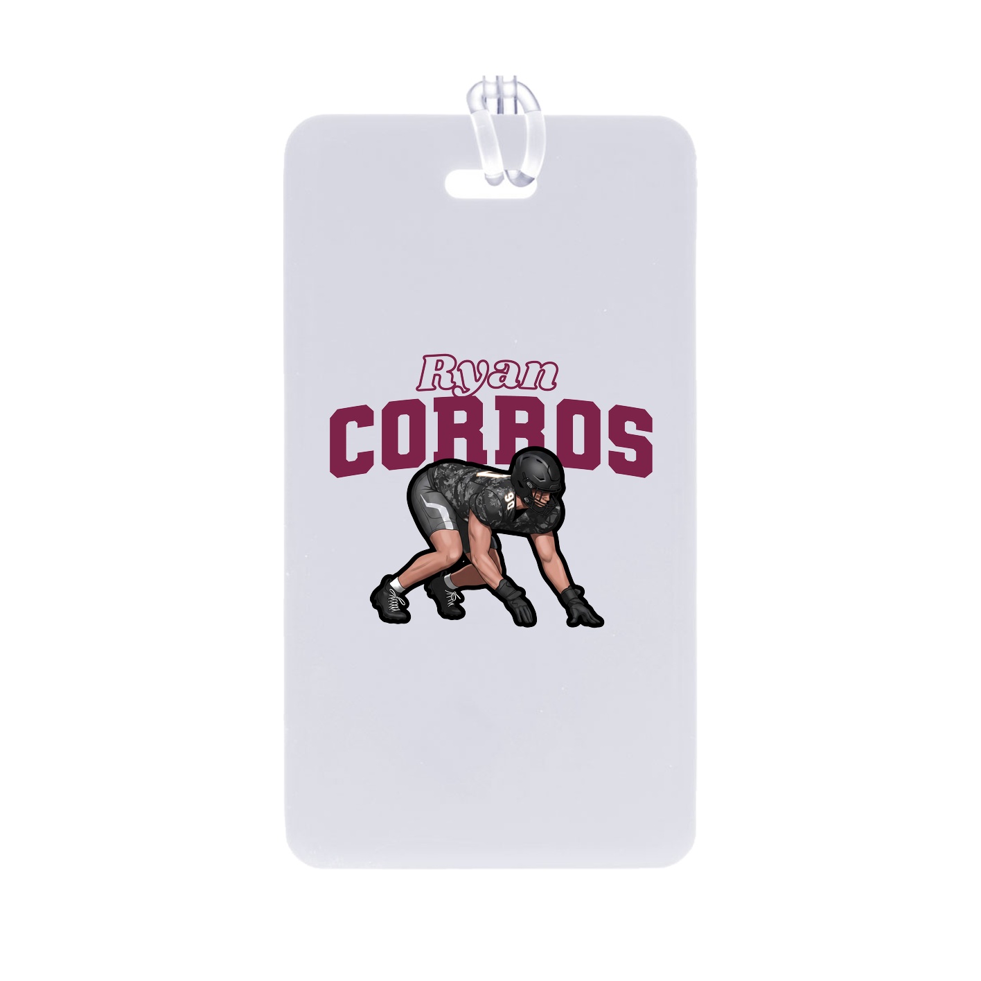Bag Tag — Name Arch in Classic