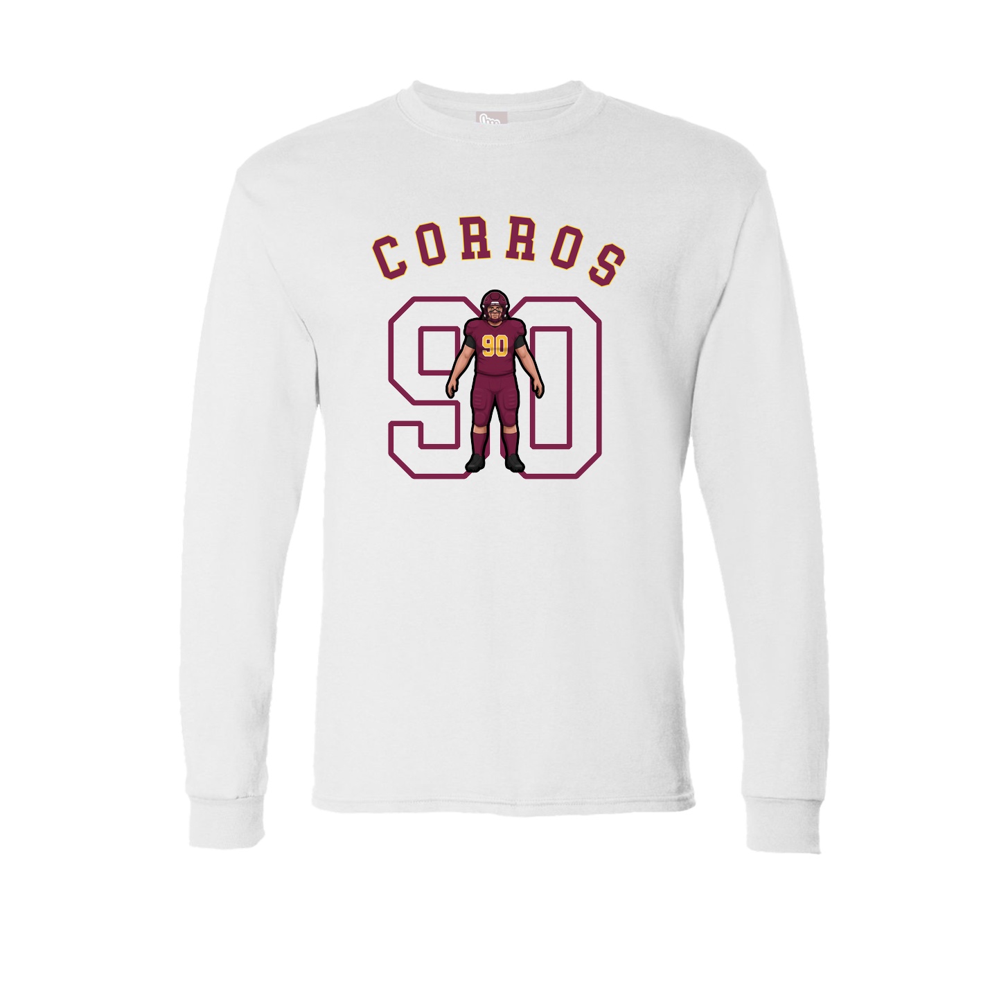 Long Sleeve Tee — Shirsey Arch in White