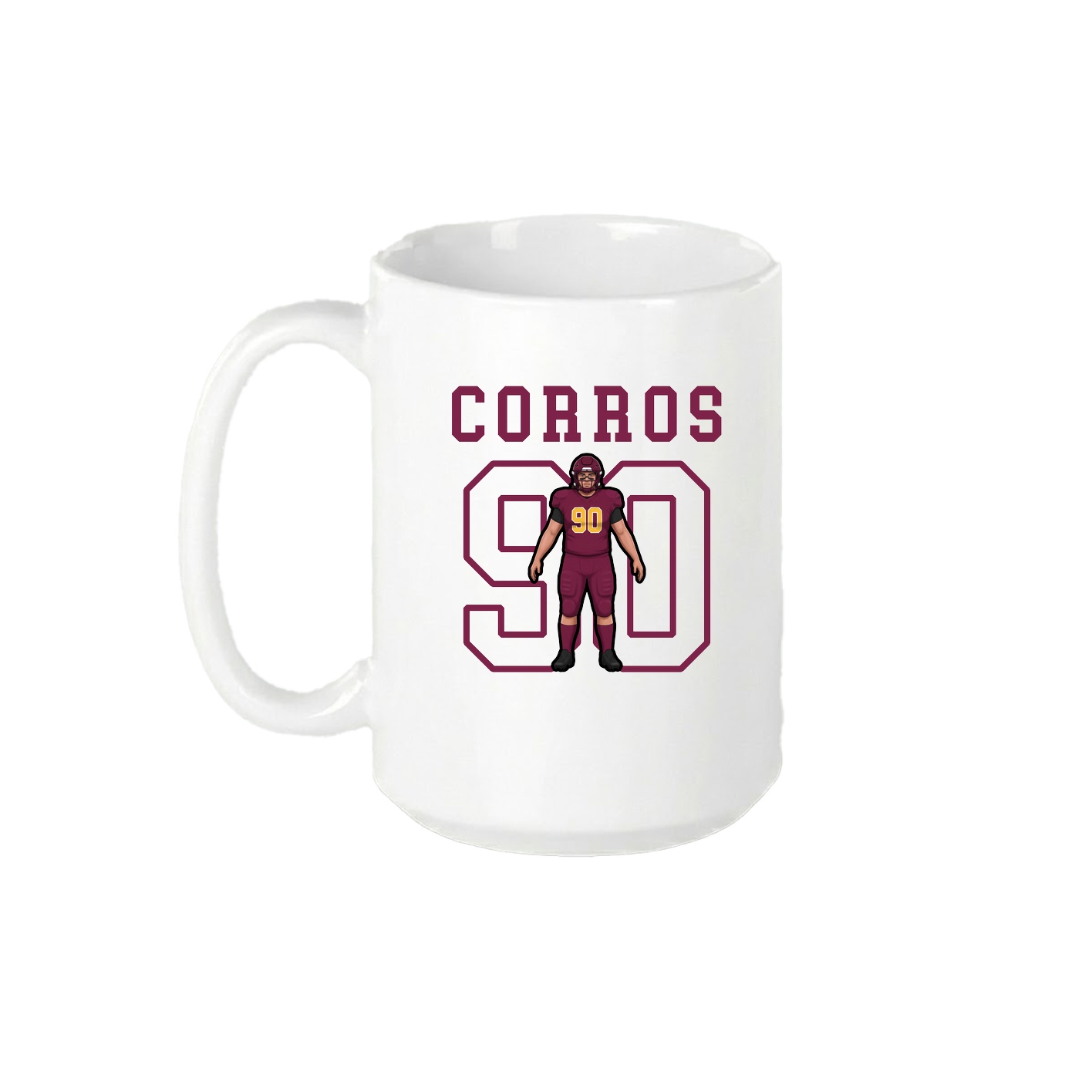 15oz Coffee Mug — Shirsey in White
