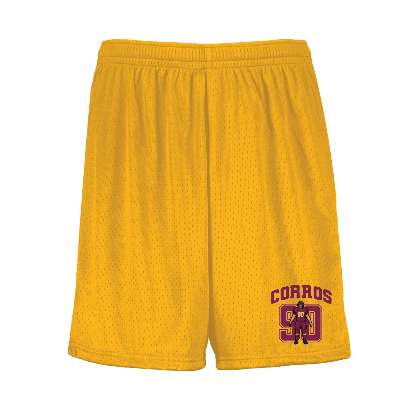 Shorts — Number in Gold