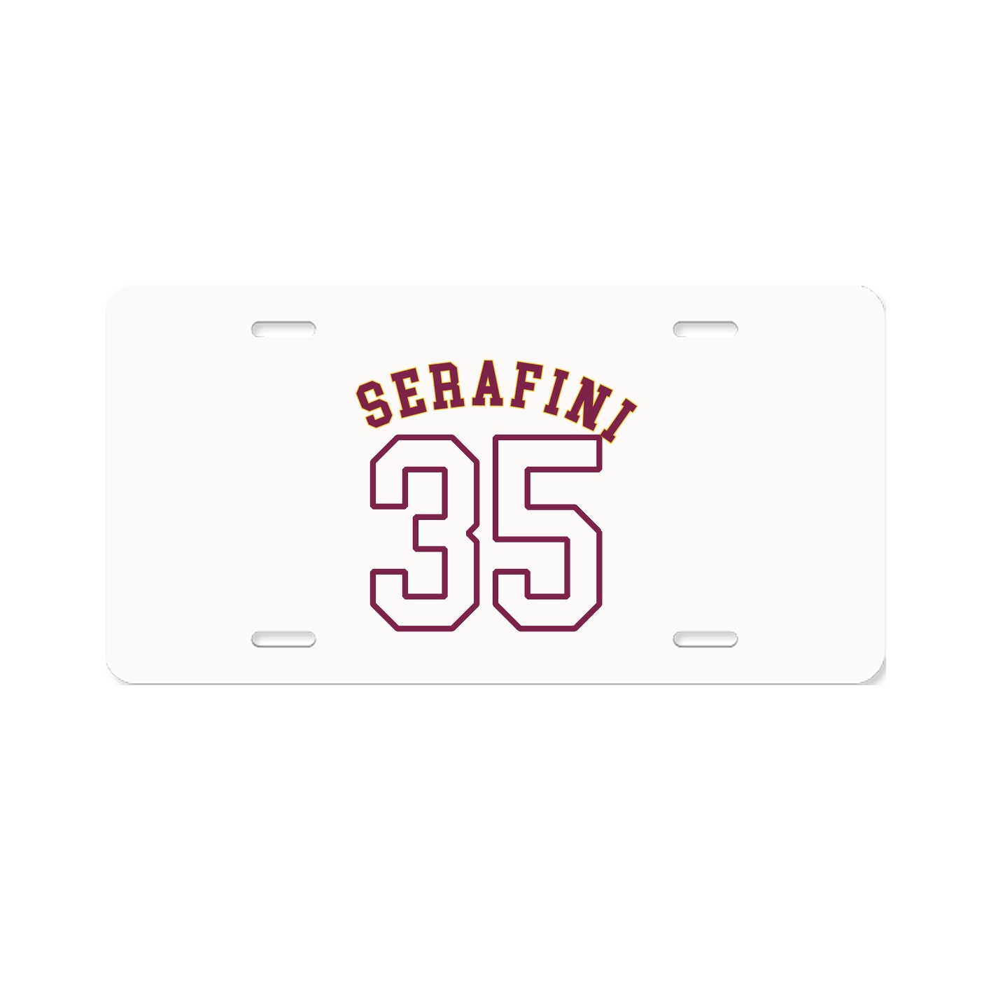 License Plate — Shirsey Arch in Classic