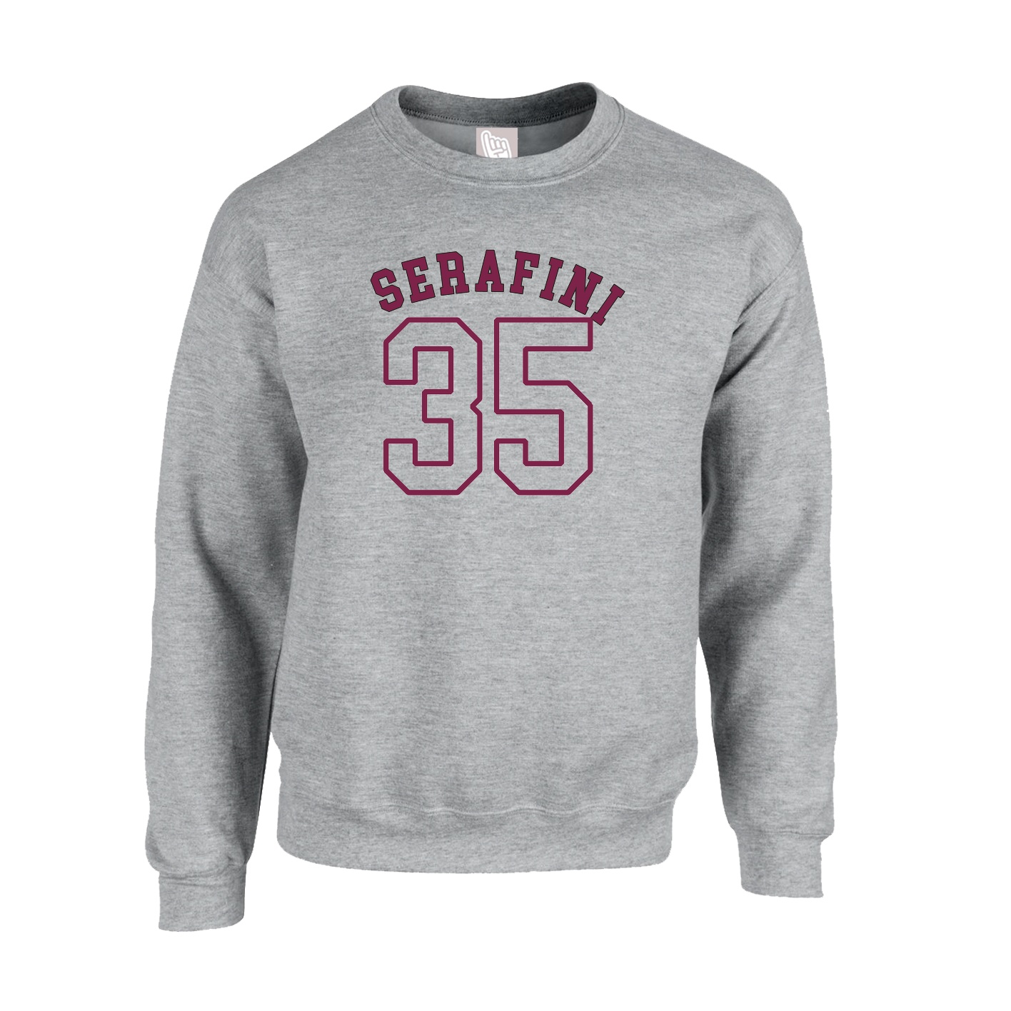 Fleece Crew — Shirsey Arch in Grey