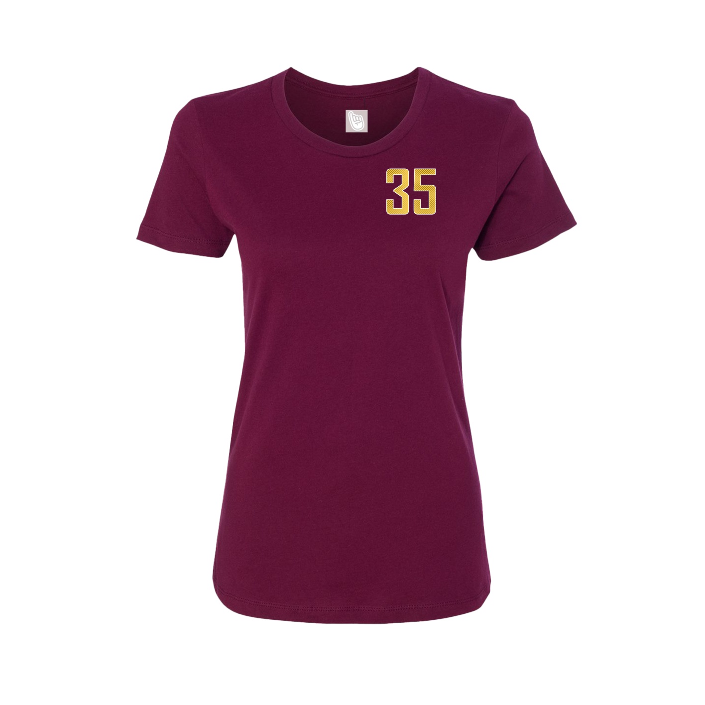 Womens Tee — Front Shirsy in Maroon