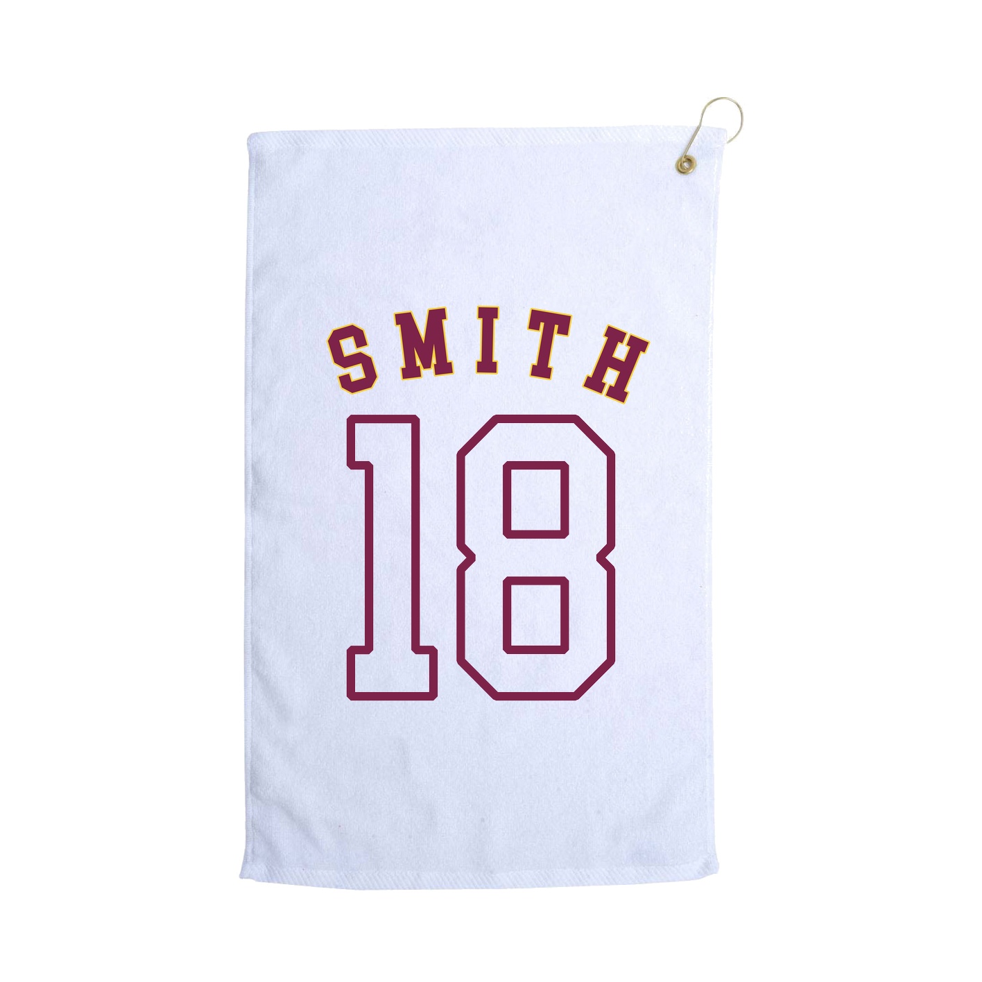 Golf Towel — Shirsey Arch in White