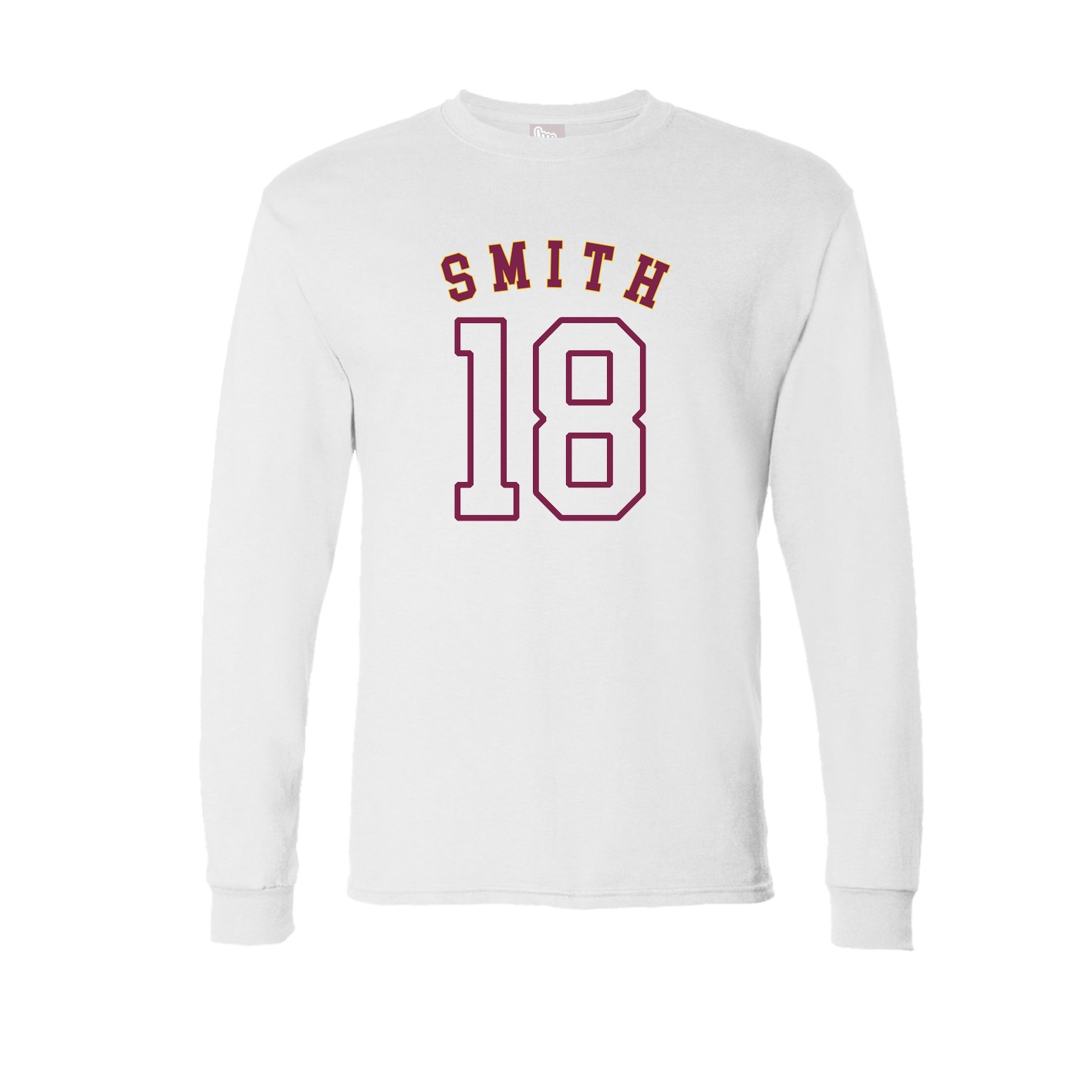 Long Sleeve Tee — Shirsey Arch in White