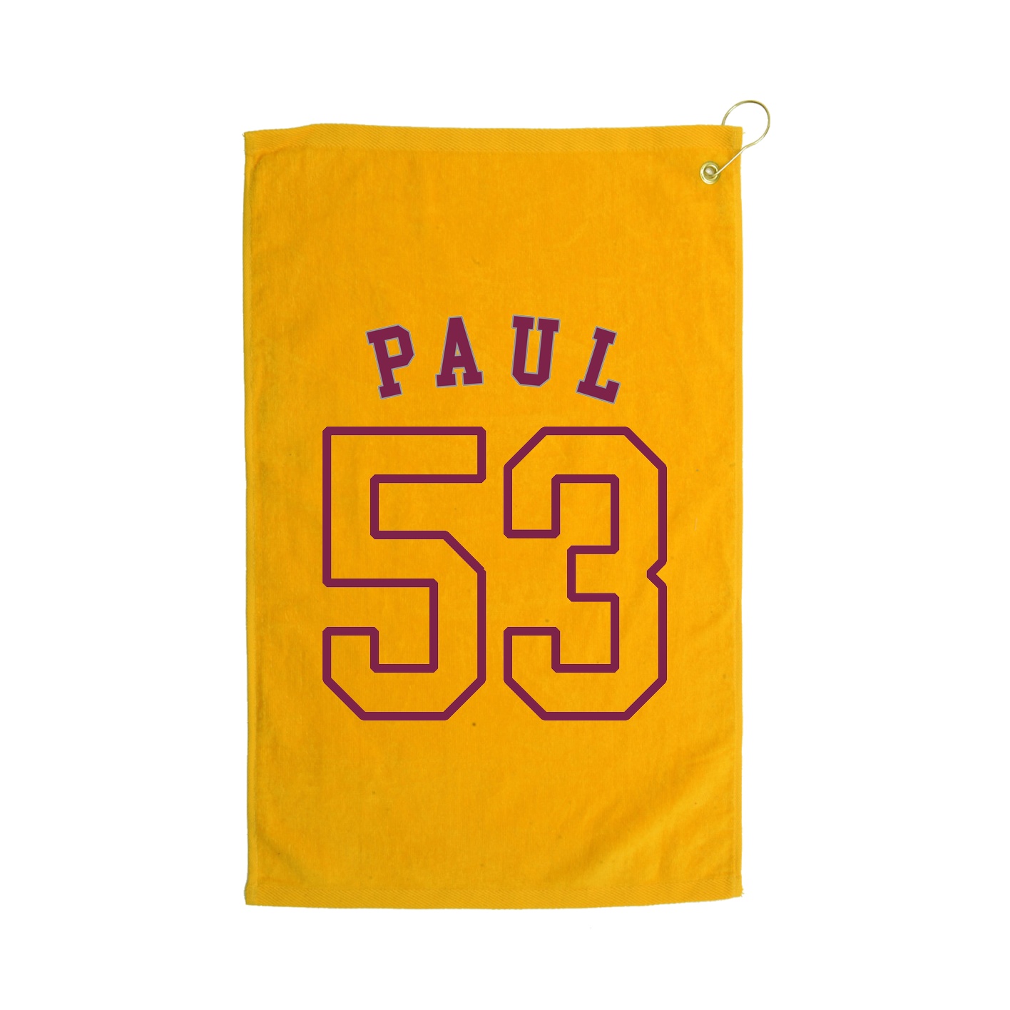 Golf Towel — Shirsey Arch in Gold