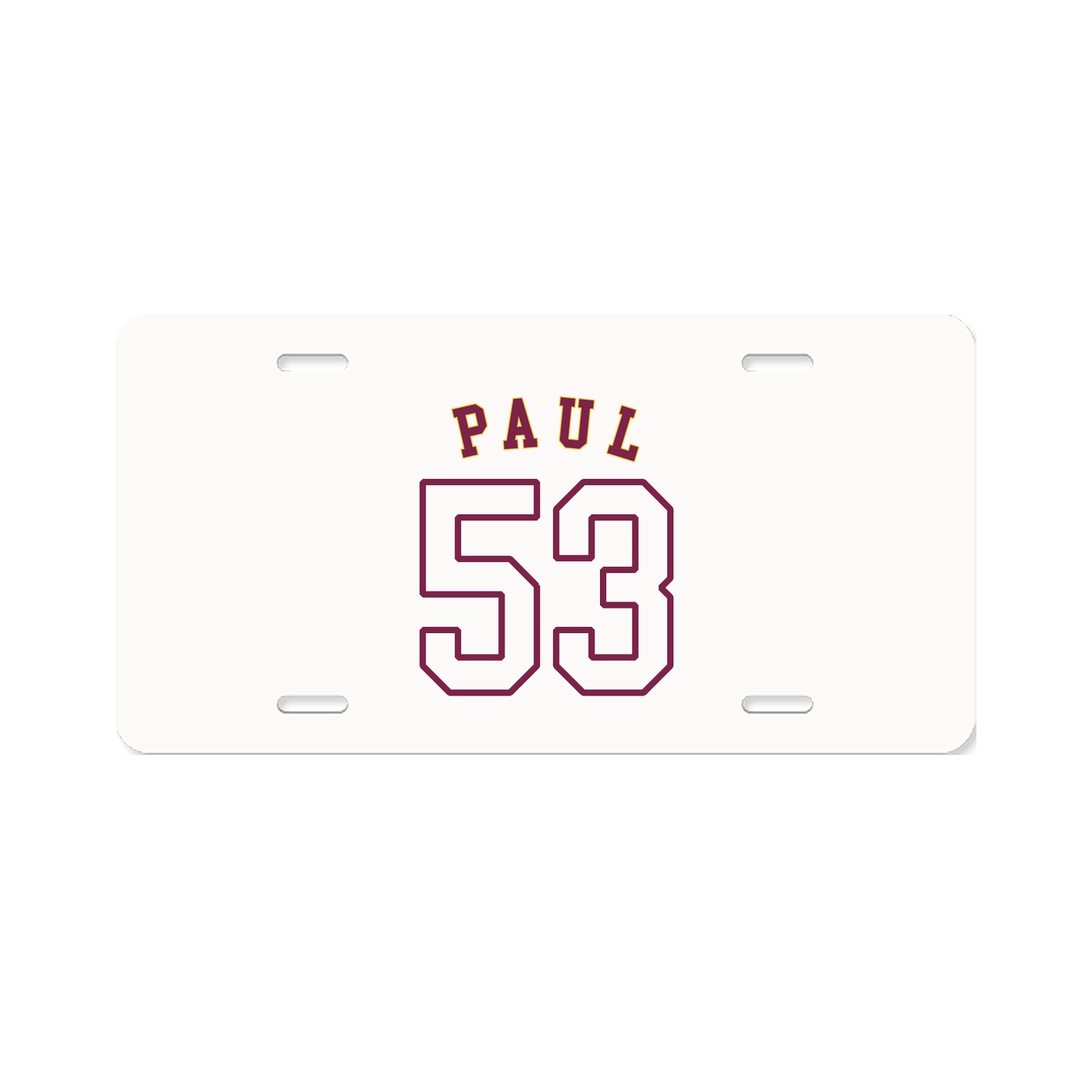 License Plate — Shirsey Arch in Classic
