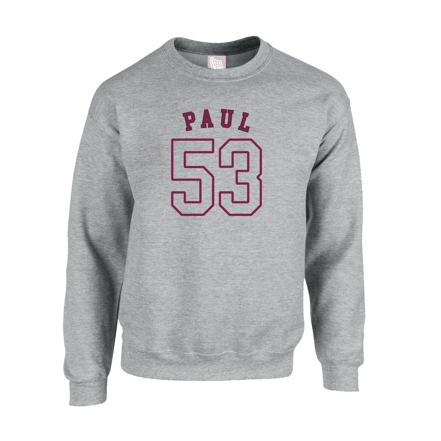 Fleece Crew — Shirsey Arch in Grey