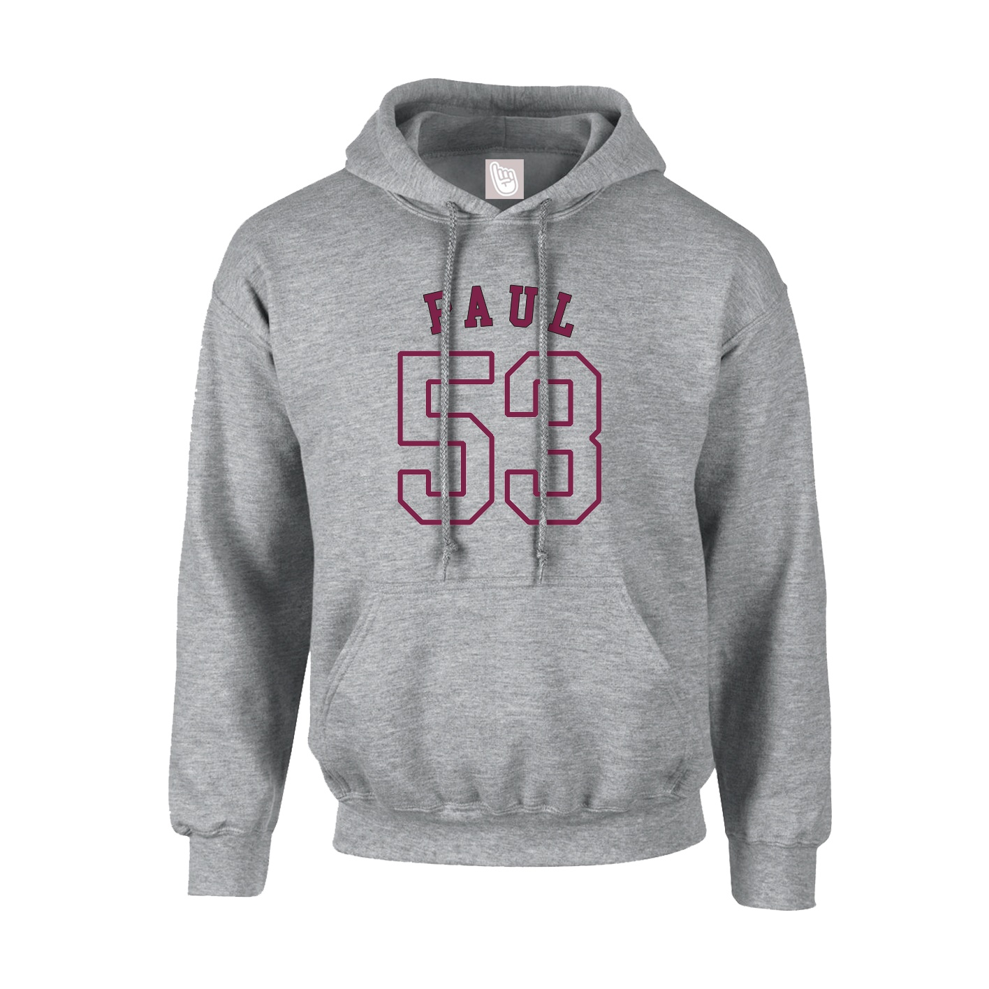 Youth Hoodie — Shirsey Arch in Grey