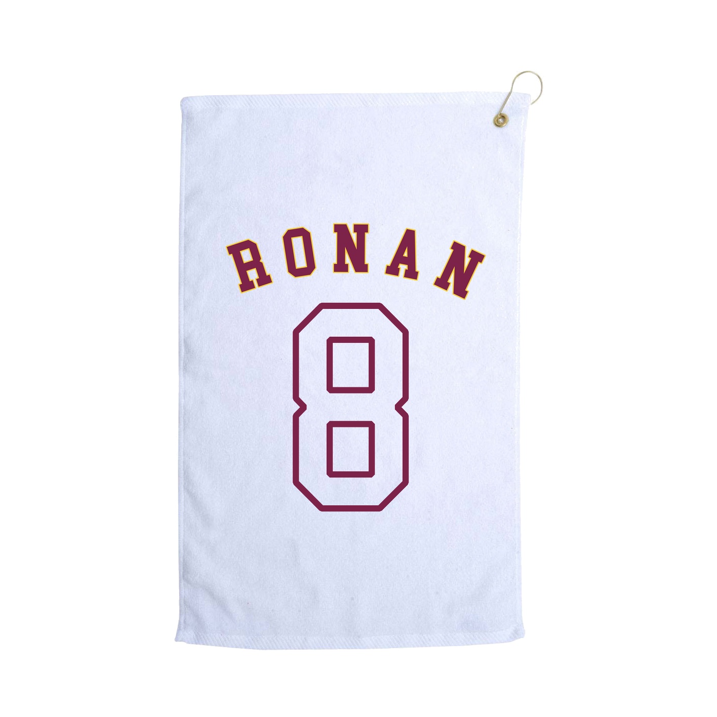 Golf Towel — Shirsey Arch in White