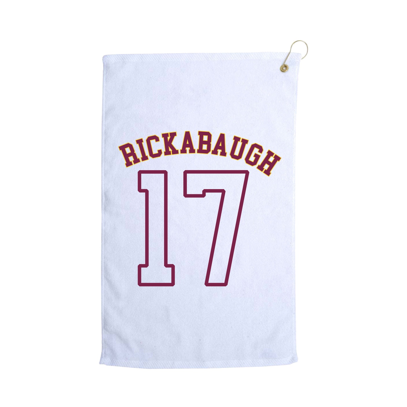 Golf Towel — Shirsey Arch in White